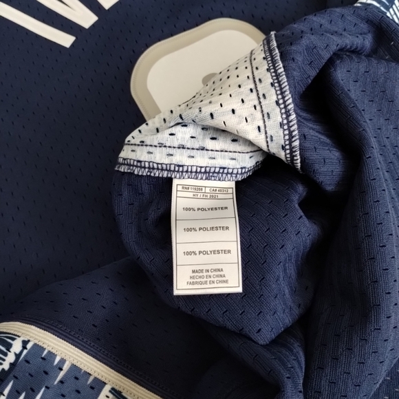 Small Medium 3XL Mitchell & Ness Allen Iverson Georgetown Hoyas 1995-96 Jersey - Picture 12 of 12